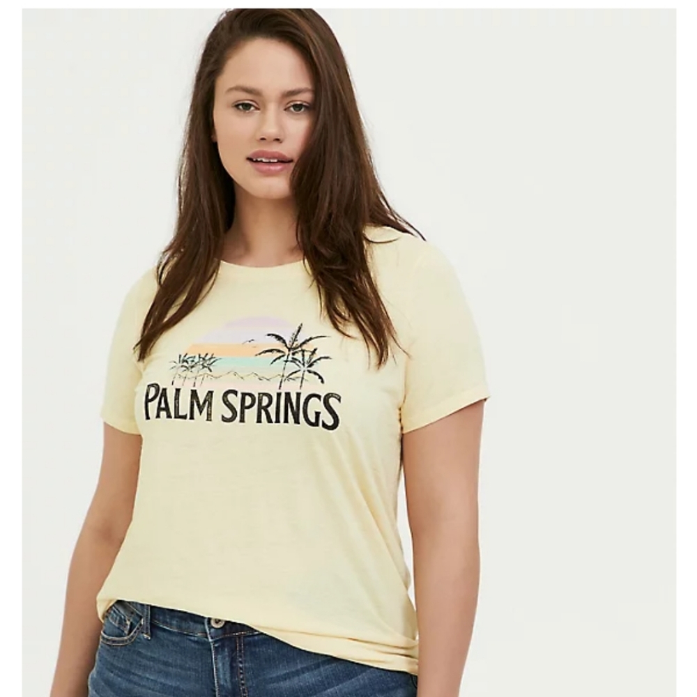 NWT Sz 1 Torrid Palm Springs T-Shirt
